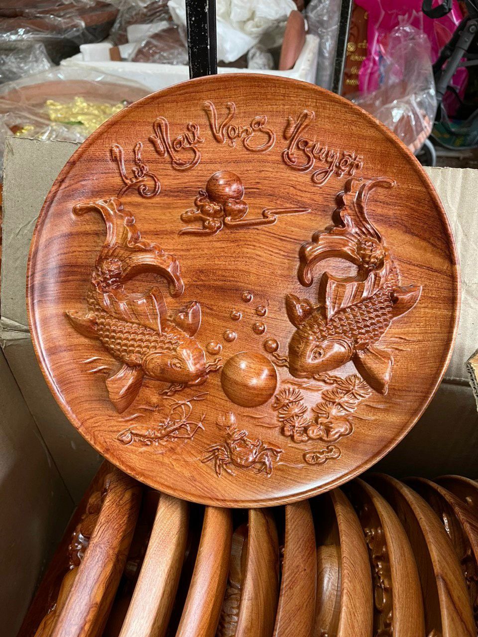  ĐĨA CẢNH BẰNG GỖ HƯƠNG Ạ 