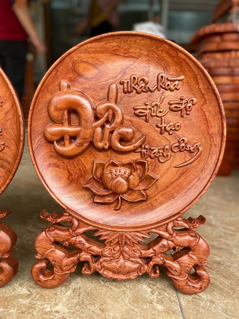  ĐĨA CẢNH BẰNG GỖ HƯƠNG Ạ 