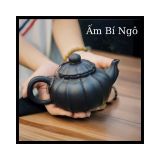  Bộ Ấm Chén Bát Tràng Tử Sa Dáng Bí Ngô Dung Tích 350ml Cao Cấp 