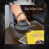  Bộ Ấm Chén Bát Tràng Tử Sa Kim Cúc Dung Tích 350ml Cao Cấp 
