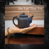  Bộ Ấm Chén Bát Tràng Tử Sa Lục Tâm Trà 500ml Cao Cấp 