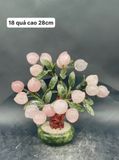  cây đào thạch anh hồng 18 quả 