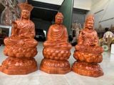  BỘ TƯỢNG TAM THÁNH GỖ HƯƠNG 