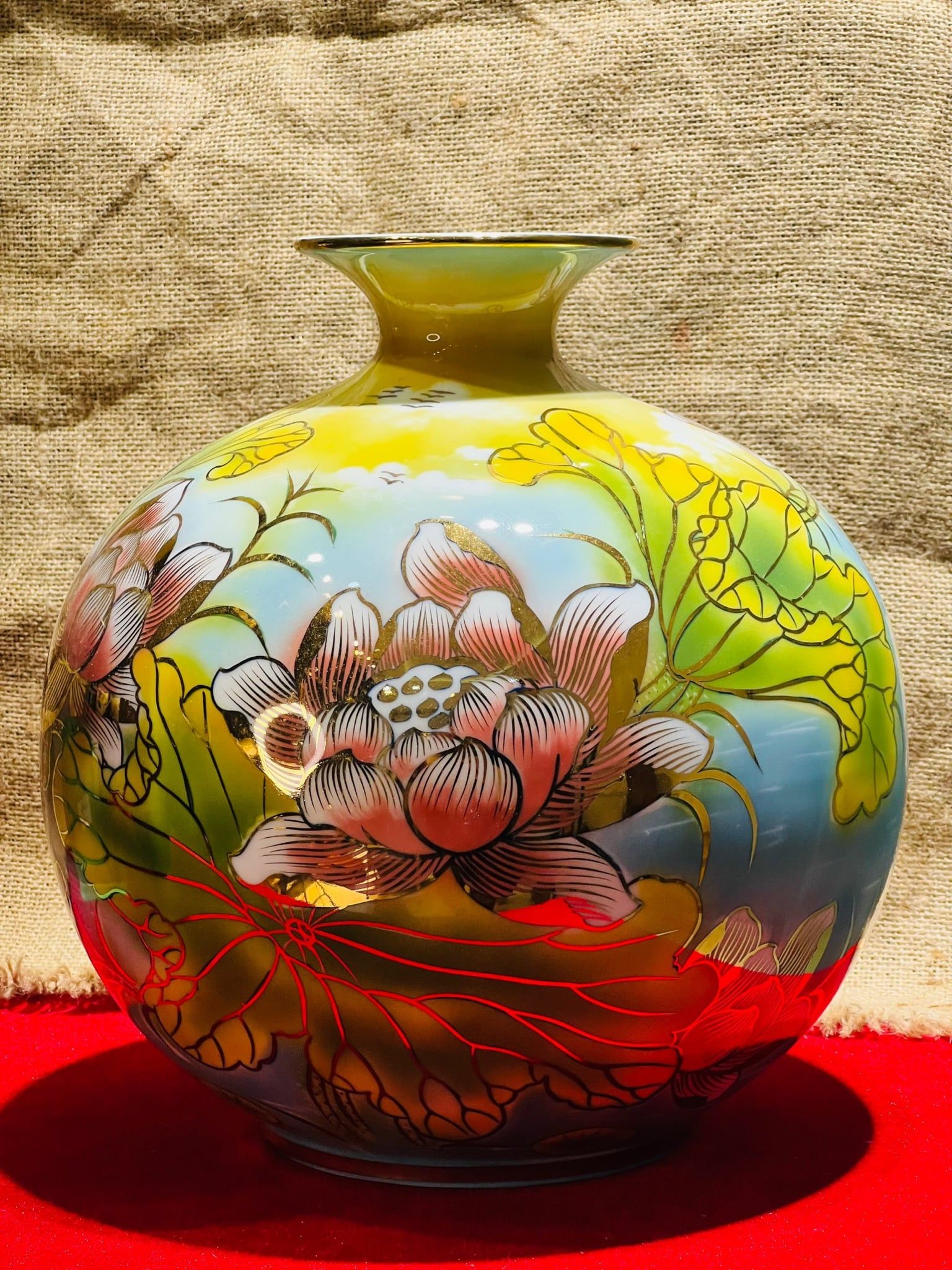  BÌNH HÚT TÀI LỘC CÁ CHÉP TRÔNG TRĂNG 