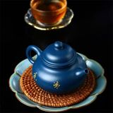  Ấm trà tử sa vẽ tay hoa lan BKCECN-9242 