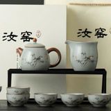  Bộ ấm chén hoa lam kín mật BKCECN-9244 
