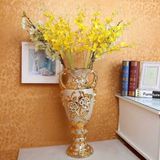  Bình gốm dát vàng hoa nổi BKCECN-9246 