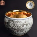  Chén sứ tráng vàng BKCECN-9246 