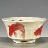  Bát gốm cá chép phong thủy BKCECN-9250 