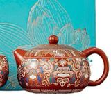  Bộ ấm tử sa vẽ hoa văn cung đình BKCECN-9260 