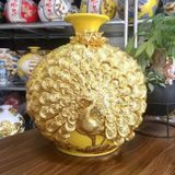  Bình hút lộc Công đào dát vàng BKCEVN-9007 