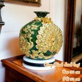  Bình hút lộc Công đào dát vàng BKCEVN-9007 