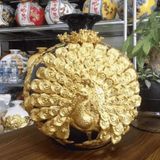  Bình hút lộc Công đào dát vàng BKCEVN-9007 