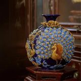  Bình hút lộc Công đuôi xòe BKCEVN-9008 