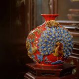  Bình hút lộc Công đuôi xòe BKCEVN-9008 