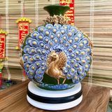  Bình hút lộc Công đuôi xòe BKCEVN-9008 