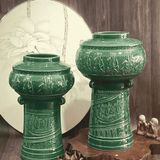  Bình trống đồng khắc nổi BKCEVN-9023 
