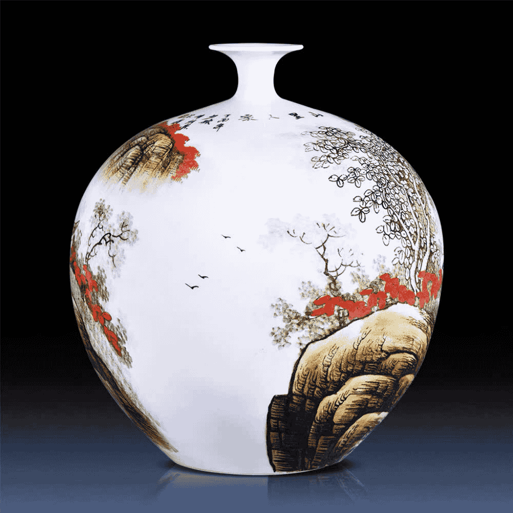  BÌNH GỐM TRÁNG MEN TRANG TRÍ BKCEVN-9025 