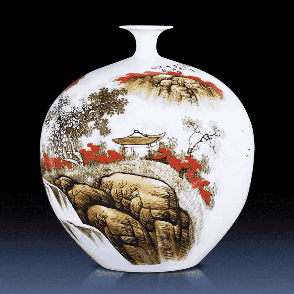  BÌNH GỐM TRÁNG MEN TRANG TRÍ BKCEVN-9025 