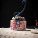  Lư hương hoa gốm tráng men cao cấp BKCECN-9243 