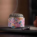  Lư hương hoa gốm tráng men cao cấp BKCECN-9243 