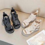  Sandal boot hở mũi phong cách châu Âu BKFAVN-9038 