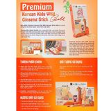  Nước sâm Premium trẻ em Wild Ginseng Stick Gold Hàn Quốc chính hãng BKHEKR-9117 