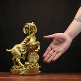  Tượng Dê Phong Thủy Bằng Đồng BKMECN-9137 