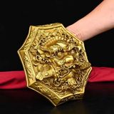  Mặt hổ phù ngậm kiếm bằng đồng BKMECN-9141 