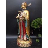  Thần tài bằng đồng vẽ màu BKMECN-9098 