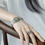  VÒNG TAY ngọc hoa điền BKSTCN-9091 