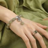  VÒNG TAY BẠC S925 NGỌC HÒA ĐIỀN BKSTCN-9092 