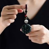  Dây chuyền Tỳ Hưu đá mắt hổ đen BKSTCN-9181 