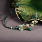 Vòng cổ đá quý màu xanh lá cây BKSTCN-9185 