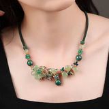  Vòng cổ đá quý màu xanh lá cây BKSTCN-9185 