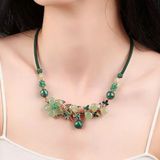  Vòng cổ đá quý màu xanh lá cây BKSTCN-9185 