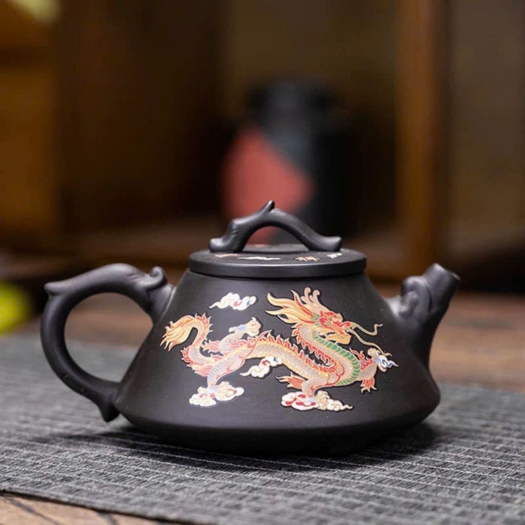  Ấm tử sa dáng cổ long  BKCECN-9255 