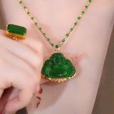  Mặt Dây chuyền ngọc bích BKSTCN-9098 