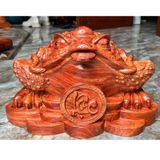  Thiềm thừ tài Lộc gỗ hương BKWOVN-9122 