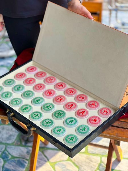  [Hàng Hiếm] Bộ Cờ Tướng Bằng Đá Ngọc Onyx Pakistan 