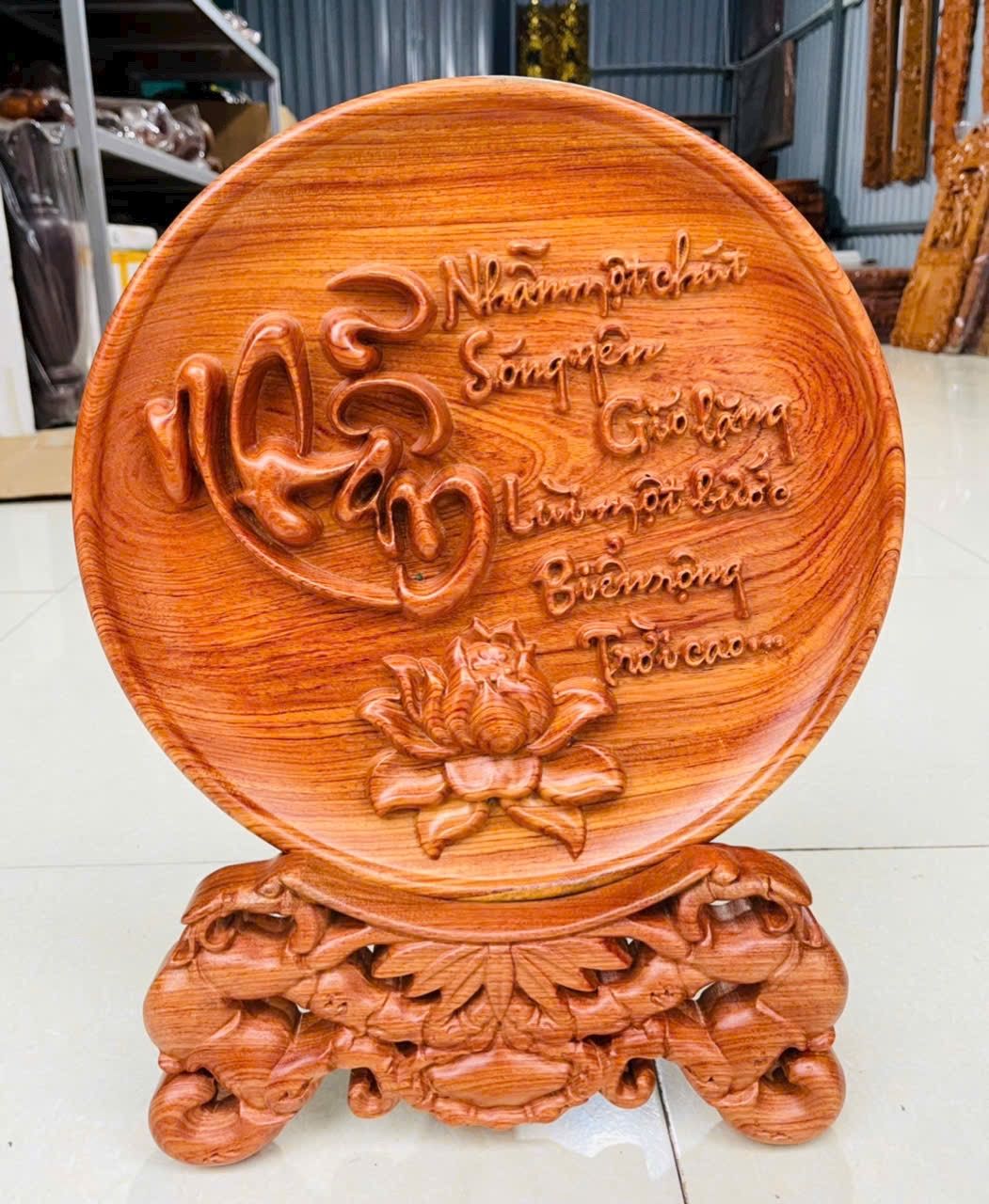  TRANH ĐĨA THƯ PHÁP CHỮ NHẪN 