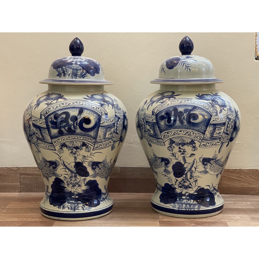  Cặp Choé Phúc Đức Bát Tràng Cao Cấp Dung Tích 35 lít 
