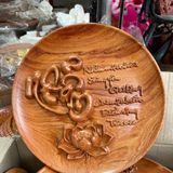  ĐĨA CẢNH BẰNG GỖ HƯƠNG Ạ 