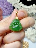  Mặt Phật Di Lặc Ngọc Bích  loại đẹp chất bích cực mướt luôn ạ ☘️☘️☘️ 