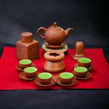  BỘ ẤM CHÉN TỬ SA CHÓP LỬA [combo] 