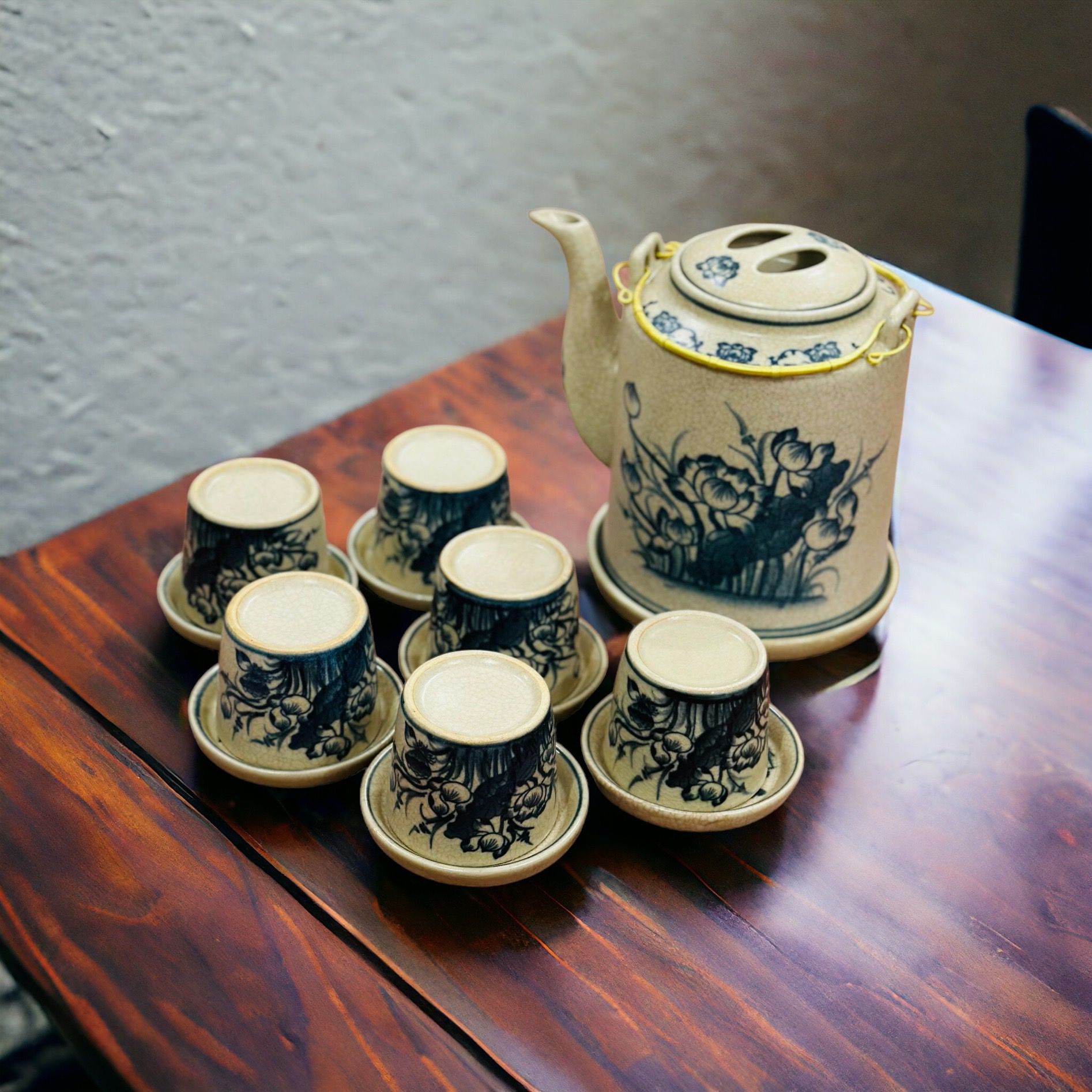  BỘ TÍCH CHÉN MEN RẠN 