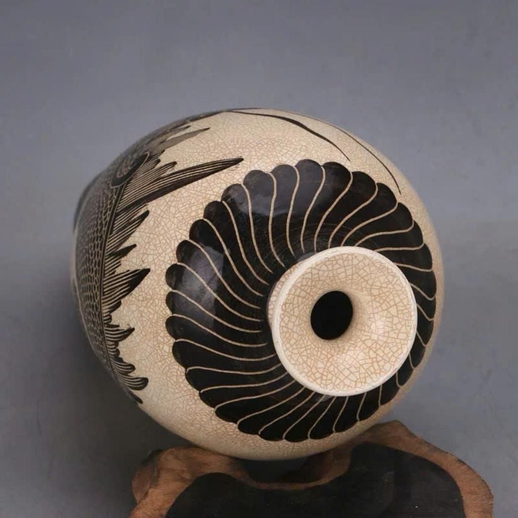  Bình Hoa Họa Tiết Nghệ Thuật Trang Trí BKCECN-9169 