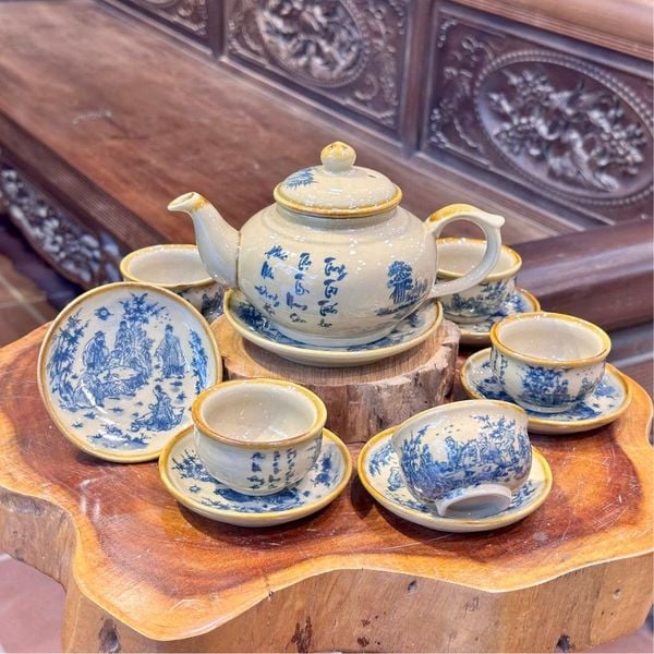  Bộ ấm chén trúc lâm thất hiền BKCEVN-9077 