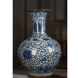  Bình gốm họa tiết hoa dây cổ điển BKCECN-9171 