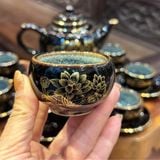  Bộ ấm chén sen vàng kim BKCEVN-9189 
